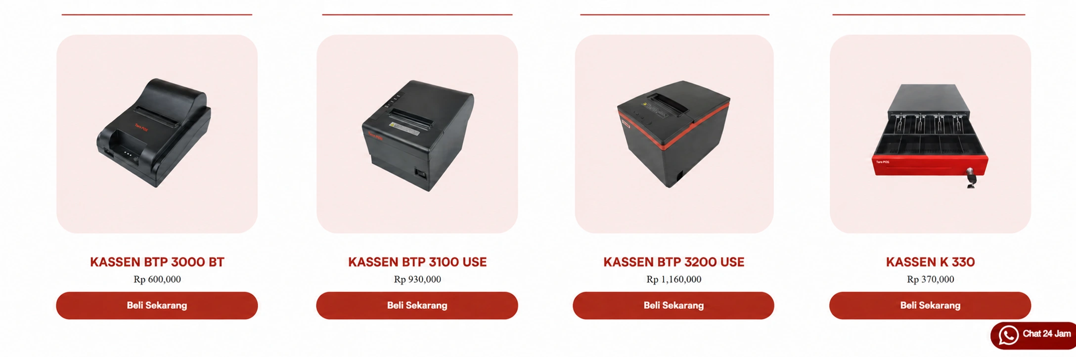 Receipt printers and cash drawer