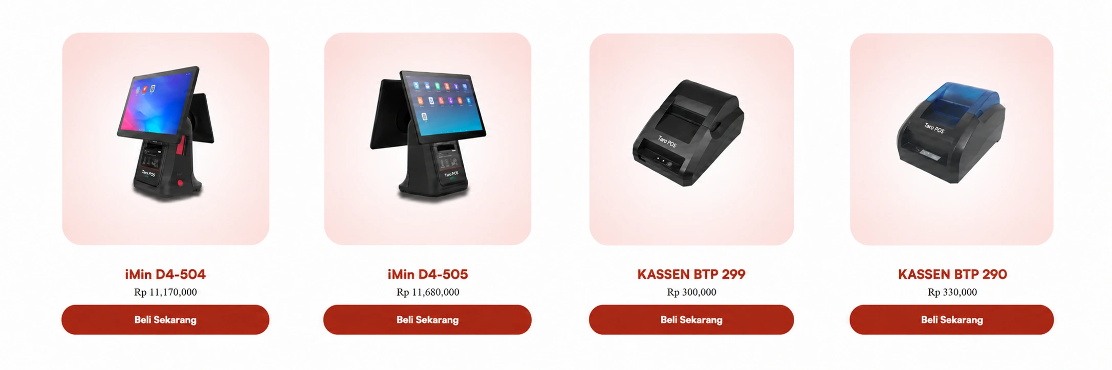 POS terminals and compact receipt printers